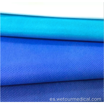 Ropa de protección médica Tela material de PVC no tejido